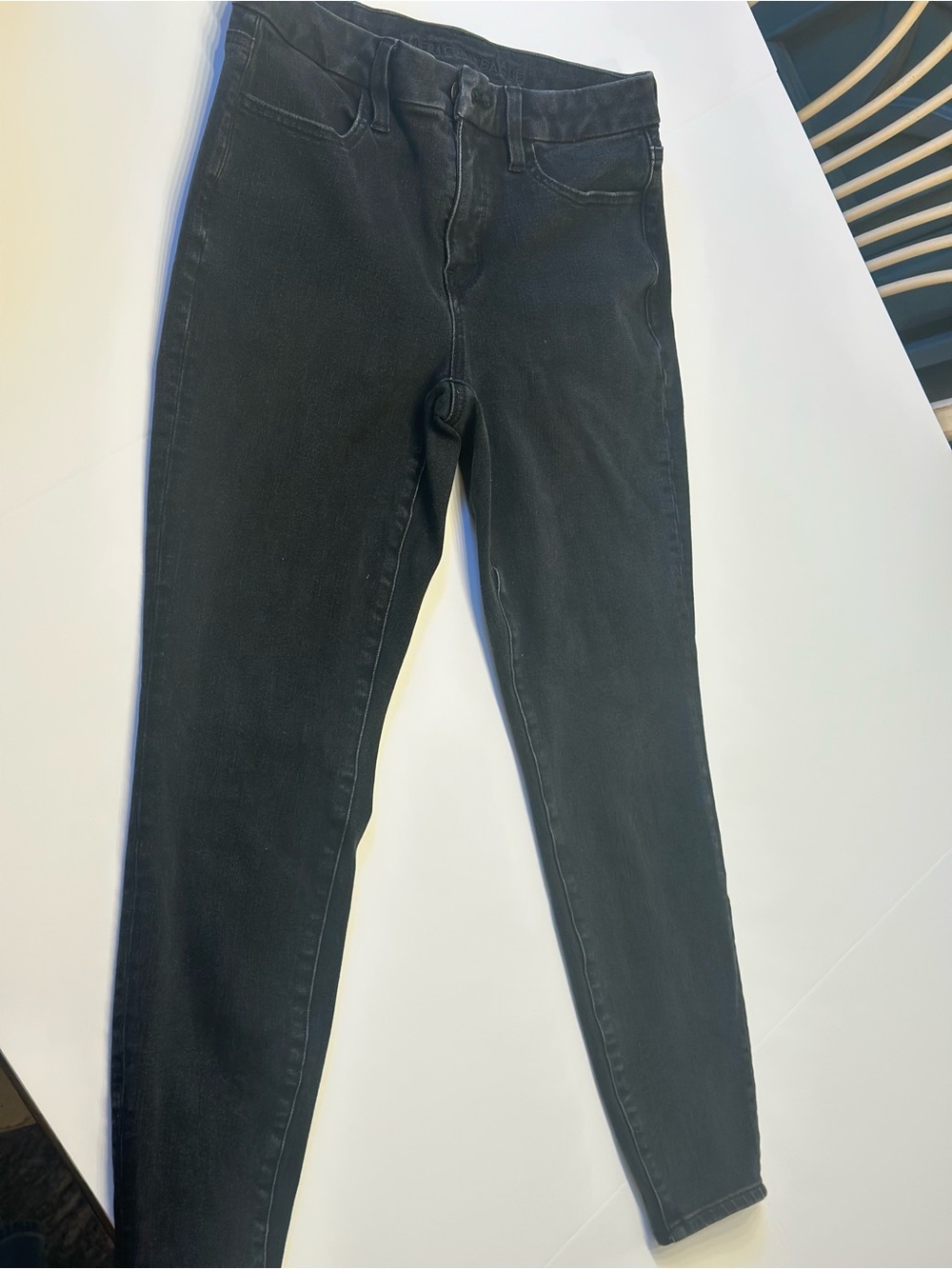 American Eagle Dream Stretch Black Skinny Jeans Size 6